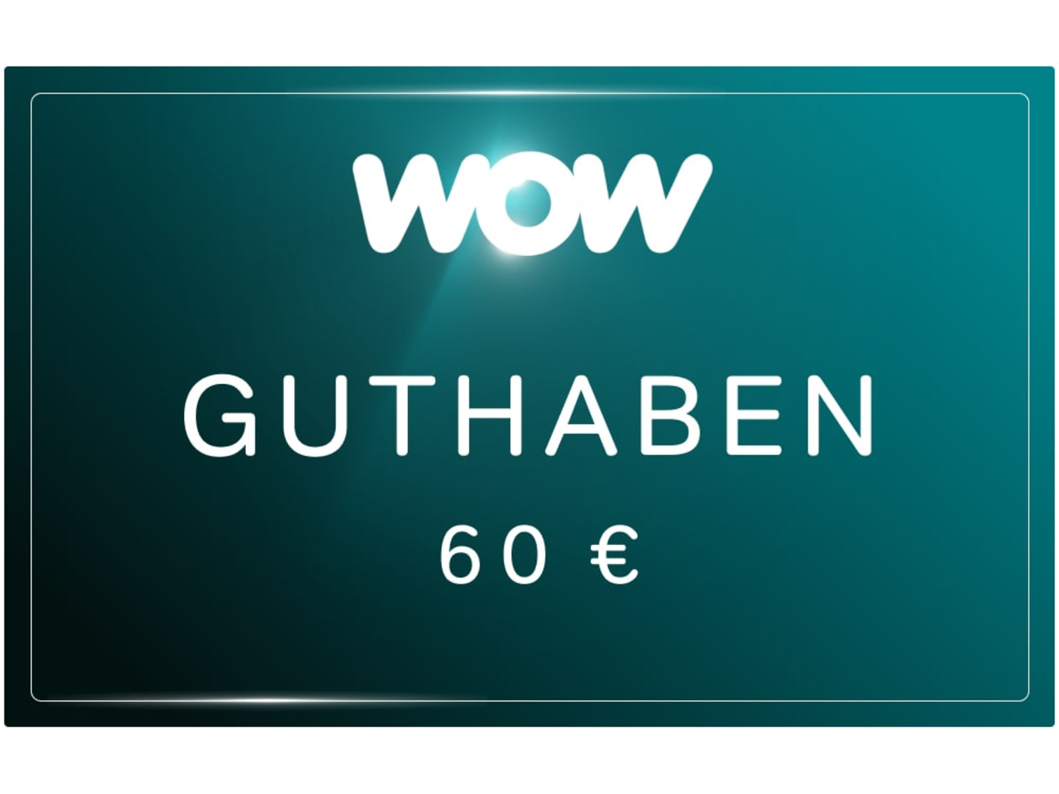 WOW Streaming | LIDL 60€ kaufen online Guthabenkarte
