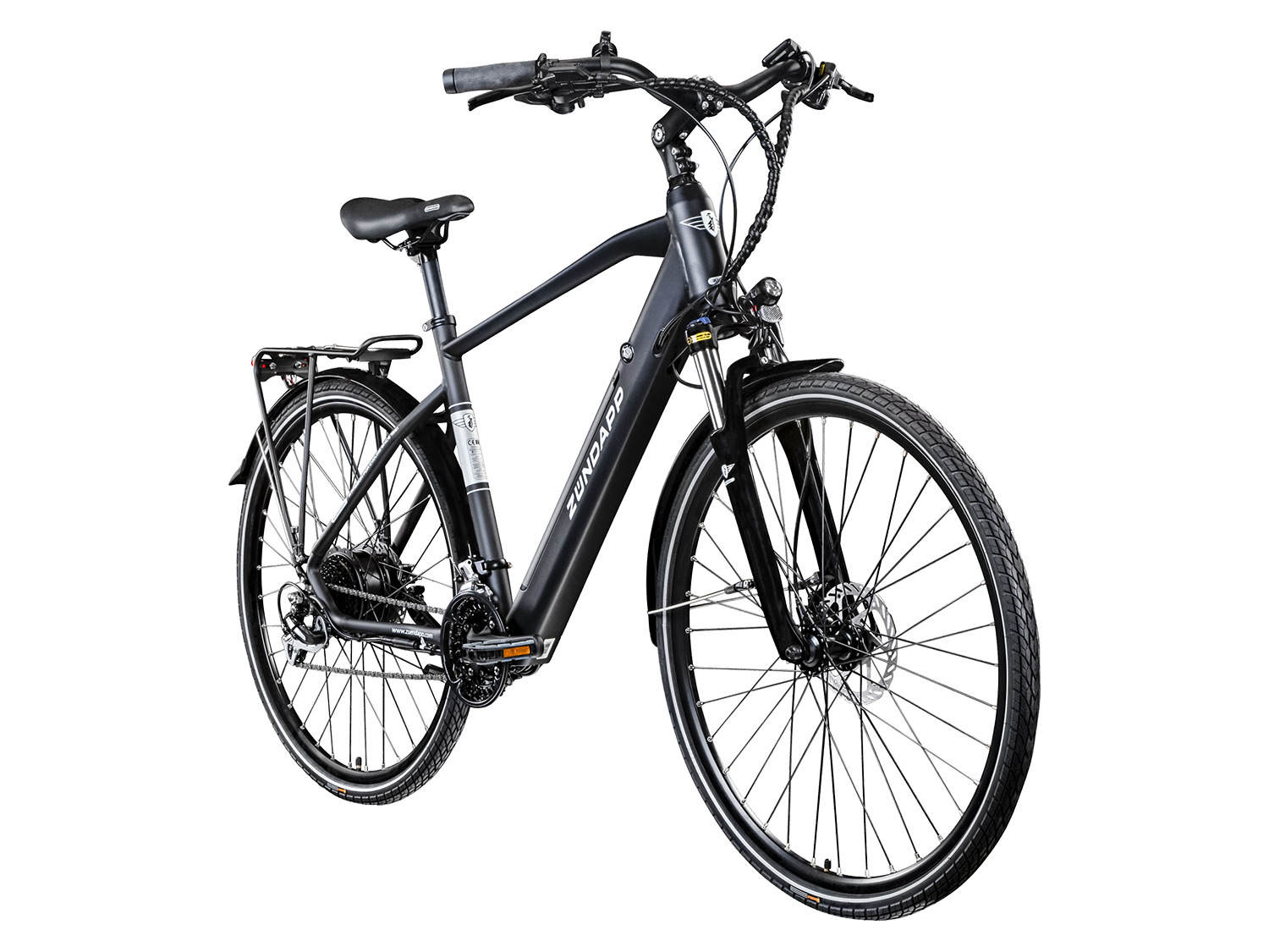 Zündapp Z810 E-Trekkingbike (Herren, schwarz/weiß)