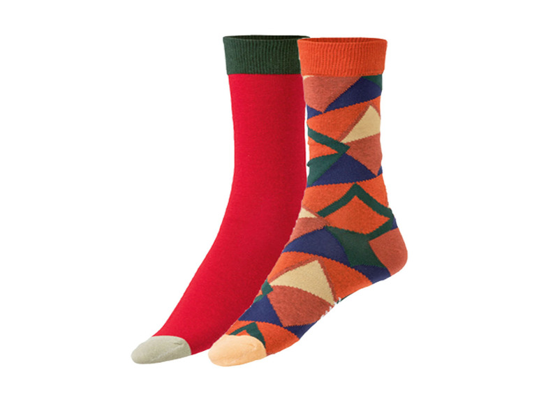 Gehe zu Vollbildansicht: Fun Socks Damen/Herren Socken, 2er Set - Bild 27