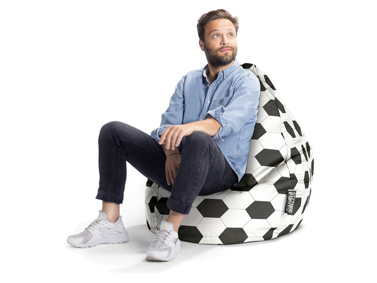 Gehe zu Vollbildansicht: SITTING POINT Bean Bag Fußball/Kicker in klassischer Tropfenform - Bild 7