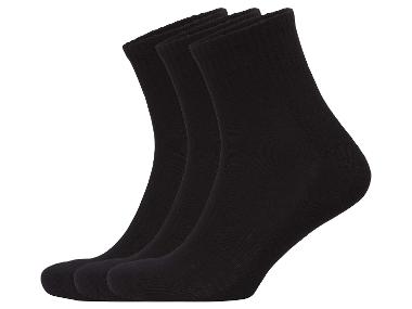 CRIVIT Herren Sportsocken, 3 Paar, mit Bio-Baumwolle