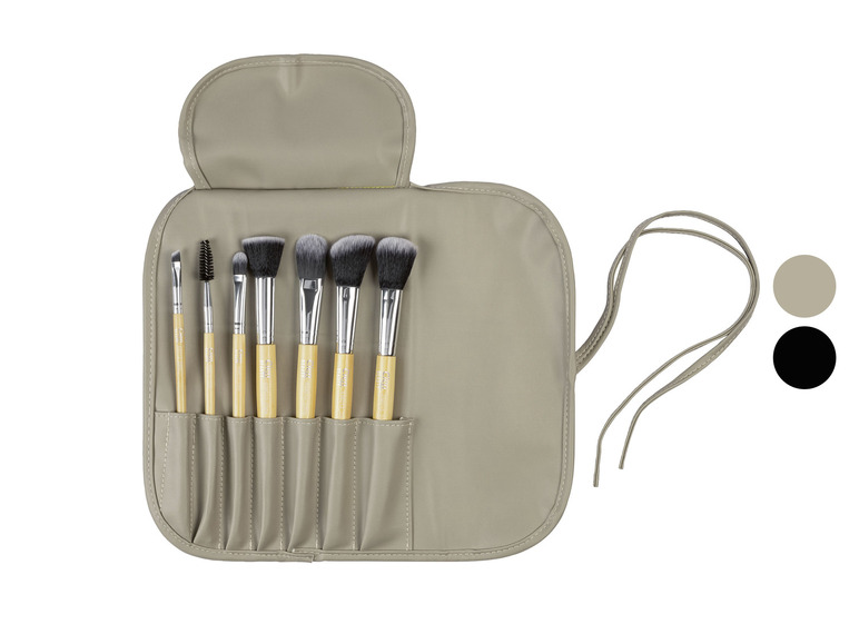 Gehe zu Vollbildansicht: CIEN Beauty Kosmetikpinsel-Set, 8-teilig, mit Tasche - Bild 1