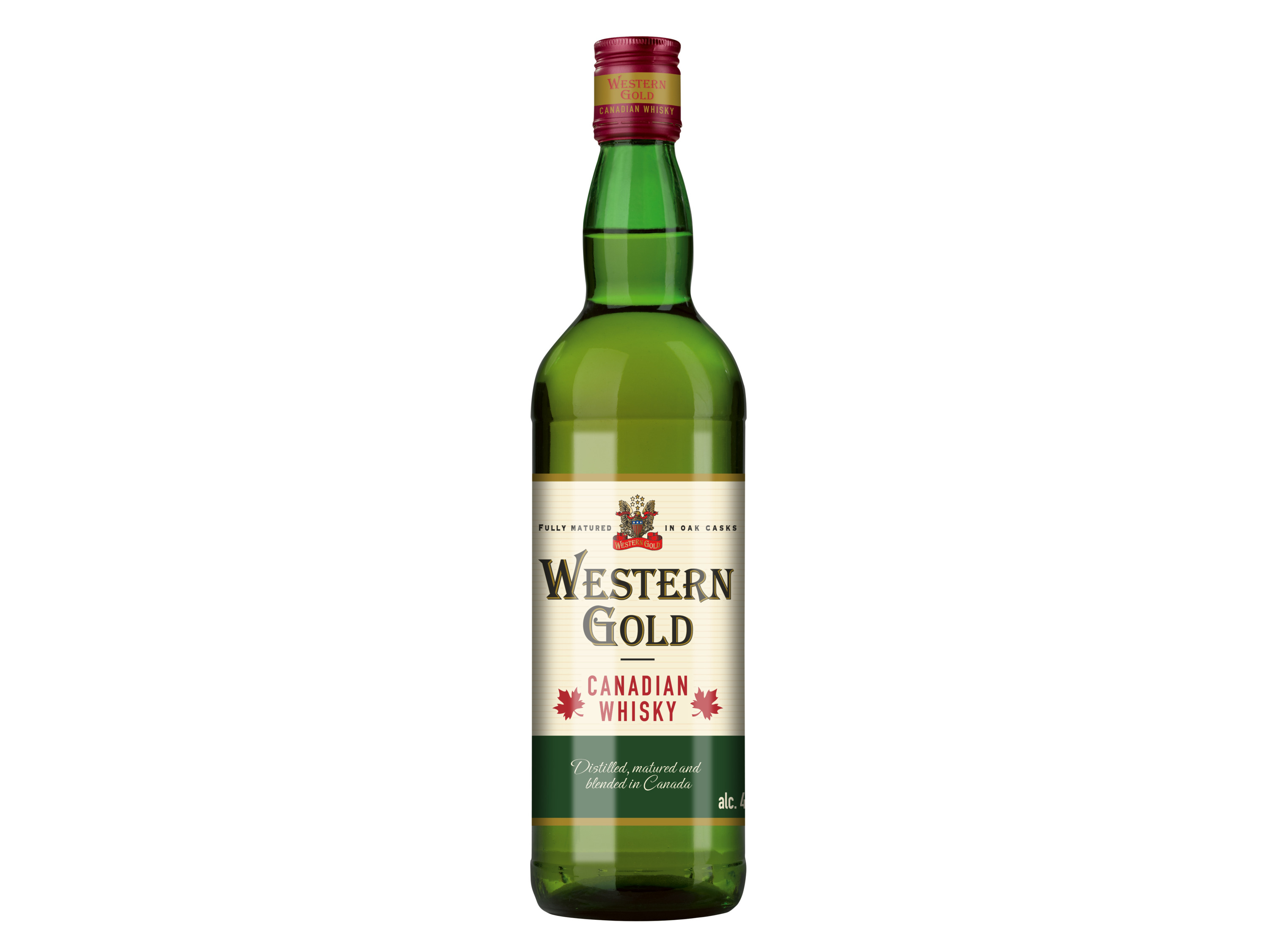 WESTERN GOLD Canadian Whisky 40% Vol