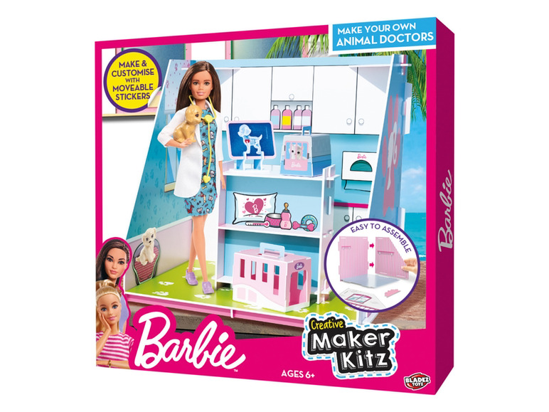 Gehe zu Vollbildansicht: Barbie Creative Maker Kitz Pop-Up Boutique / Café / Vets - Bild 11