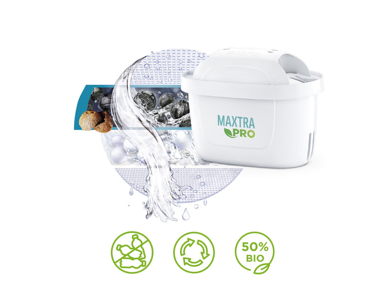 Gehe zu Vollbildansicht: BRITA Wasserfilter-Kanne Style ECO inkl. 1x MAXTRA PRO ALL-IN-1Filterkartusche - Bild 3