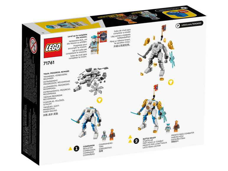 Gehe zu Vollbildansicht: LEGO® NINJAGO 71761 »Zanes Power-Up-Mech EVO« - Bild 2