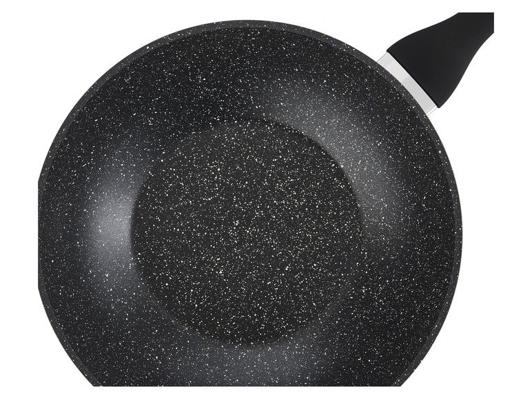 Gehe zu Vollbildansicht: ERNESTO® Aluminium-Pfanne / -Wok, 28 cm, in Granitoptik - Bild 10