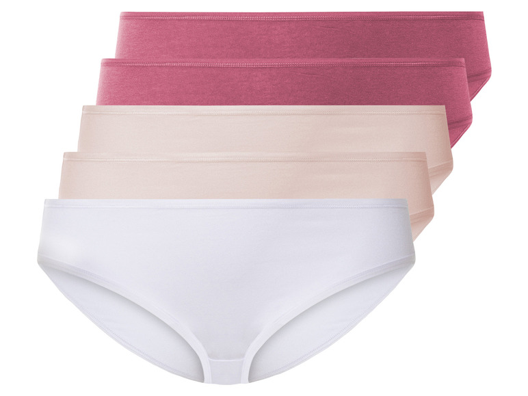 Gehe zu Vollbildansicht: esmara® Damen Slips, 5 Stück, mit hohem Baumwollanteil - Bild 2