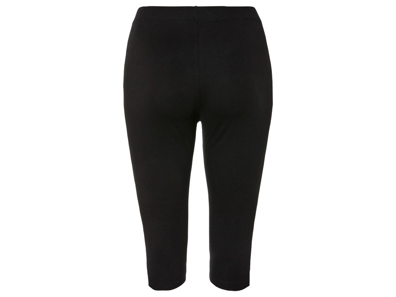 Gehe zu Vollbildansicht: esmara® Damen Capri-Leggings mit hohem Bio-Baumwollanteil - Bild 4