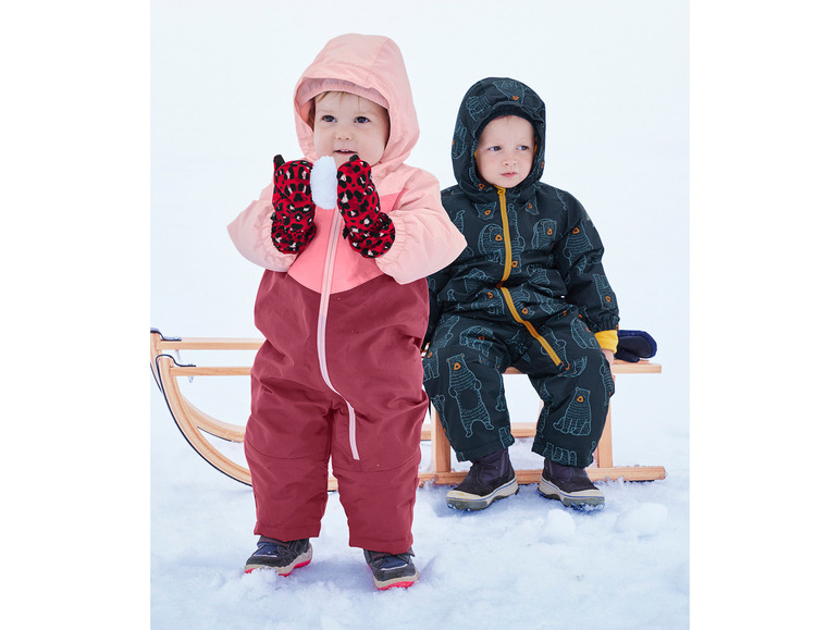 Gehe zu Vollbildansicht: lupilu® Baby Kleinkinder Schneeoverall mit Kapuze - Bild 8