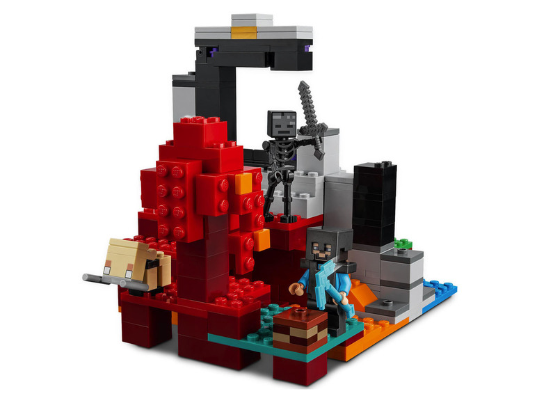 Lego Minecraft 21172 »Das Portal« zerstörte