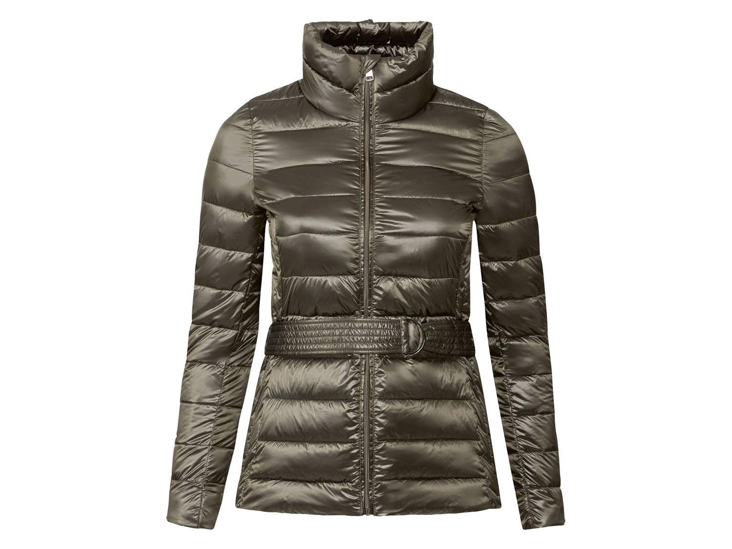 esmara® Damen Jacke mit Gürtel (oliv, M(40/42)) M(40/42)