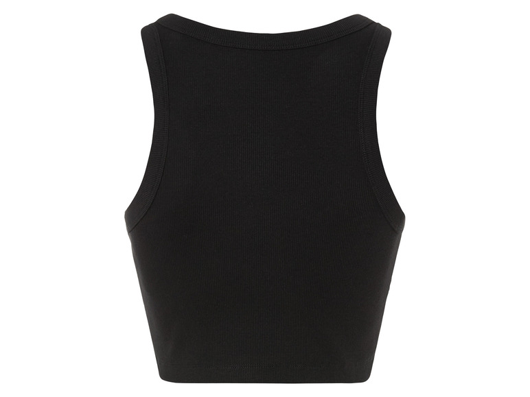 Gehe zu Vollbildansicht: esmara® Damen Crop-Tops, 2 Stück, in modischer Ripp-Qualität - Bild 18