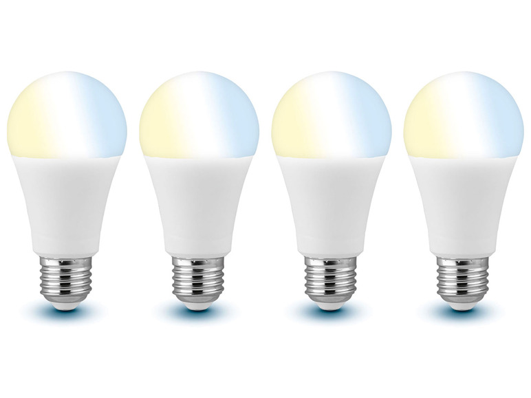 LIVARNO home - Home, E27 Zigbee Leuchtmittel Watt, für 9 4er Lichtfarbensteuerung, Set Smart