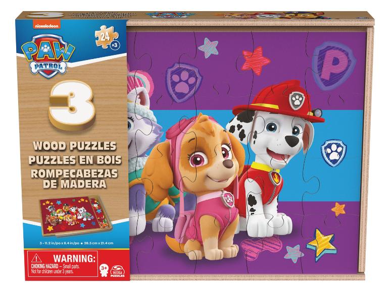 Gehe zu Vollbildansicht: Spinmaster 3-in-1-Holz-Puzzle, für Kinder - Bild 5