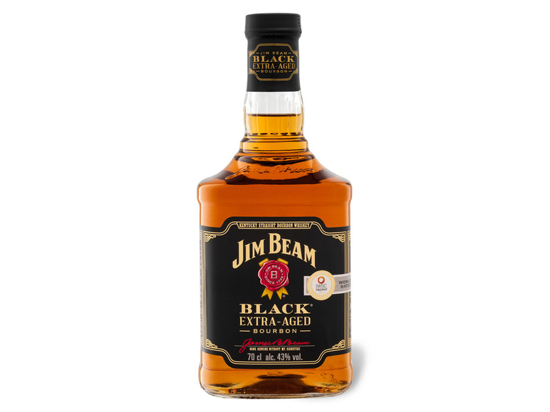 Whiskey Beam Extra-Aged Straight Kentucky BEAM Bourbon JIM Vol 43% Black