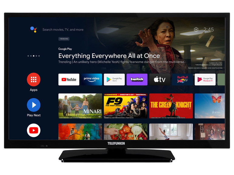 Fernseher TELEFUNKEN Android 24 Smart »XH24AN550MV« TV Zoll