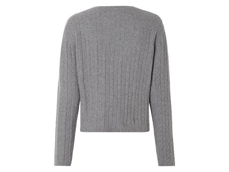 Gehe zu Vollbildansicht: esmara® Damen Strickpullover, mit Zopfmuster - Bild 7