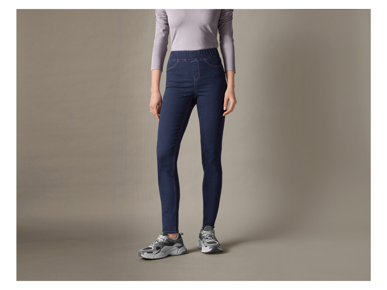 Gehe zu Vollbildansicht: esmara® Damen Thermo-Jeggings, hoher Baumwollanteil - Bild 3