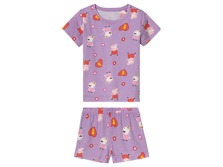 Gehe zu Vollbildansicht: Kleinkinder Pyjama, kurz, aus reiner Baumwolle - Bild 2