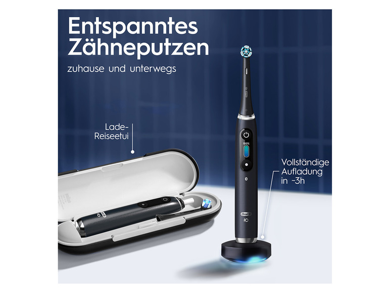 Gehe zu Vollbildansicht: Oral-B iO Series 9 Elektrische Zahnbürste, Lade-Reiseetui - Bild 11