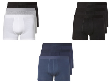 LIVERGY® Herren Boxer, 3 Stück, hoher Baumwollanteil