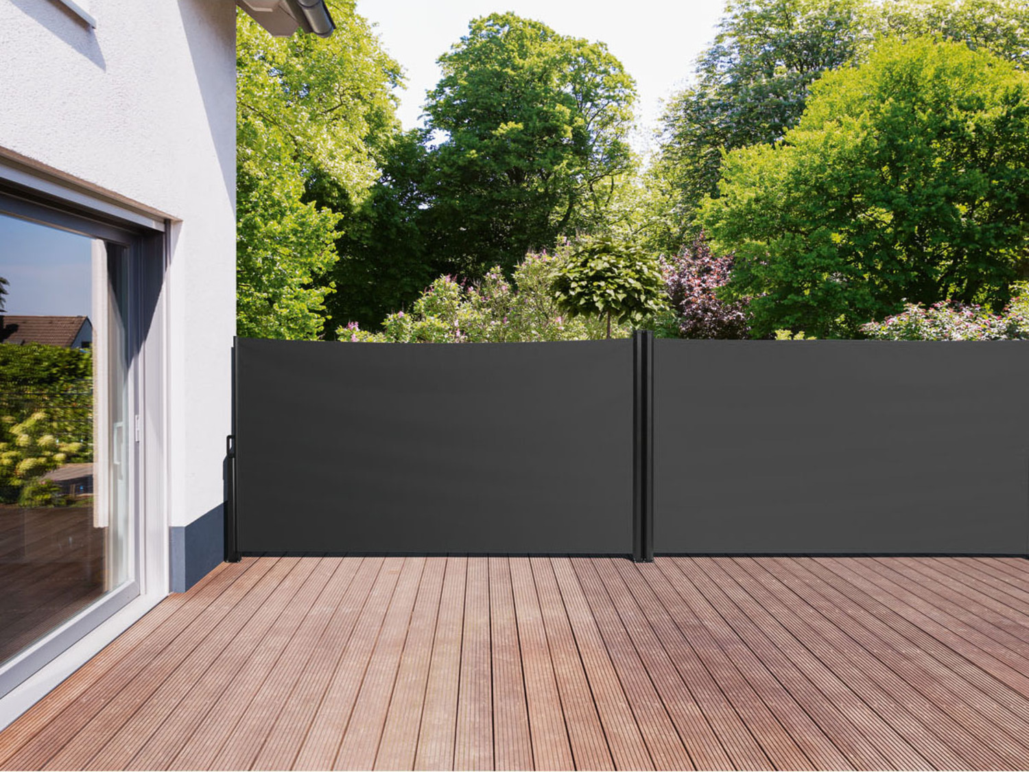 anthraz… Doppel home Seitenmarkise, 160x600 cm, LIVARNO