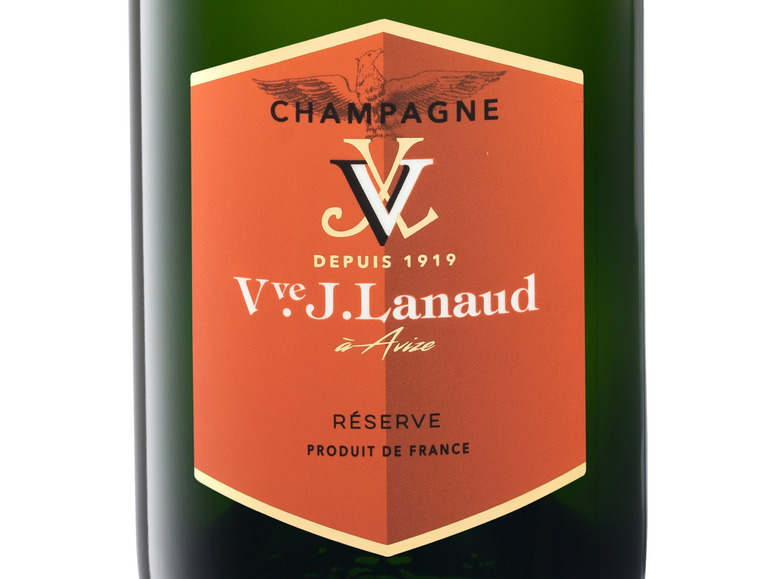 Réserve Champagner Veuve J. Lanaud de Cuvée brut,
