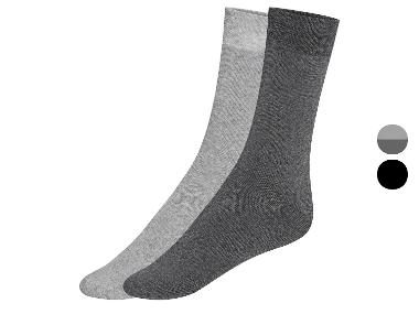 LIVERGY® Herren Thermosocken, 2 Paar, aus Vollplüsch