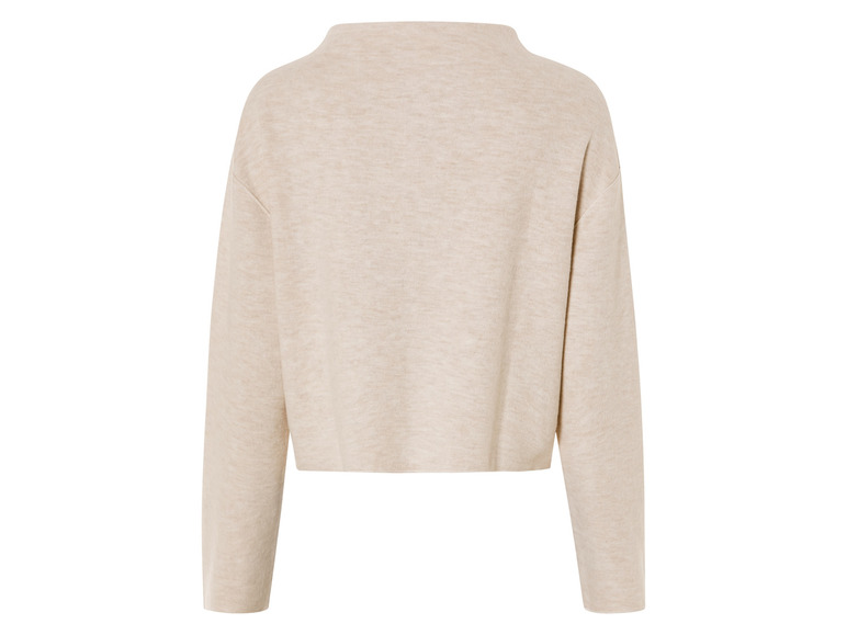 Gehe zu Vollbildansicht: esmara® Damen Strickpullover, modisch kurzer Cropped-Style - Bild 4