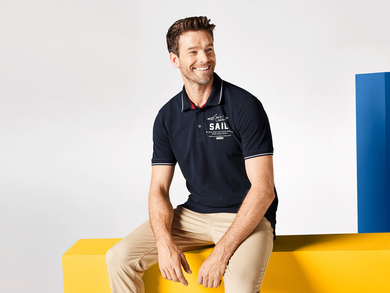 Gehe zu Vollbildansicht: LIVERGY® Herren Poloshirt, körpernah geschnitten - Bild 8