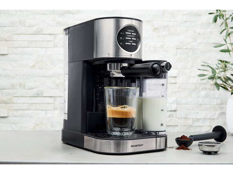 SILVERCREST® KITCHEN Espressomaschine »SEMM TOOLS A2« mit 1470 Milchaufschäumer