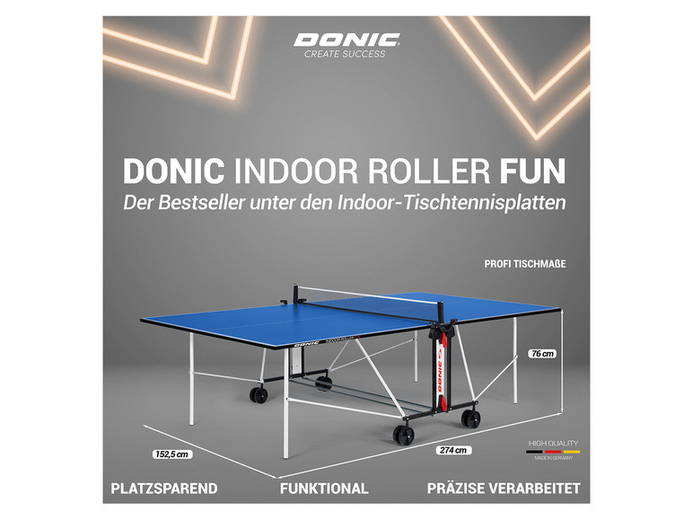 Fun Indoor DONIC Tischtennisplatte