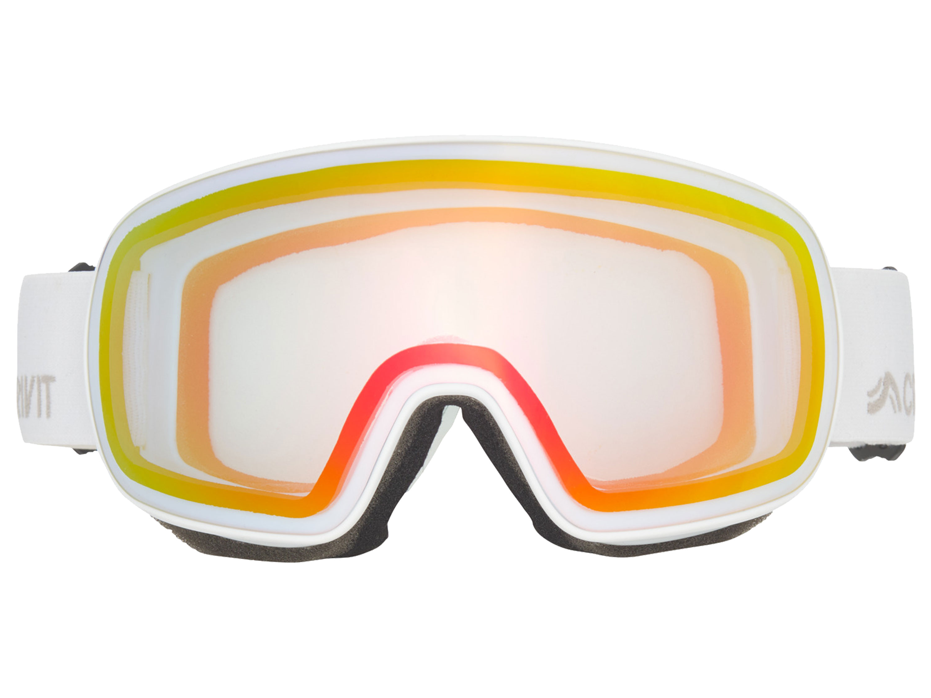 CRIVIT Ski- und Snowboardbrille (weiß)