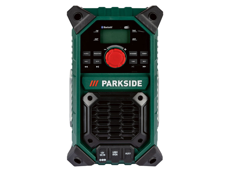 PARKSIDE® Akku-Baustellenradio / 20-Li Akku B2« »PBRA Netzbetrieb, ohne und oder V Ladegerät 20 V 12