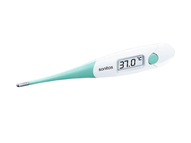 Gehe zu Vollbildansicht: Sanitas Fieberthermometer »SFT09«, mit transparenter Schutzhülle - Bild 1