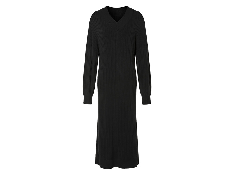 Gehe zu Vollbildansicht: esmara® Damen Midi-Kleid mit Strukturstrick - Bild 7