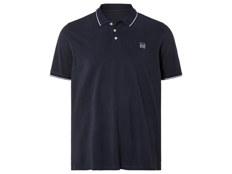 Gehe zu Vollbildansicht: LIVERGY® Herren Pikee-Poloshirt aus reiner Baumwolle - Bild 2