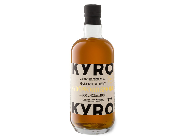 Kyrö Wood Smoke Malt Rye Whisky 47,2% Vol