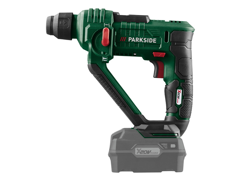 Gehe zu Vollbildansicht: PARKSIDE® 20 V Akku-Bohrhammer »PABH 20-Li D4«, ohne Akku und Ladegerät - Bild 4