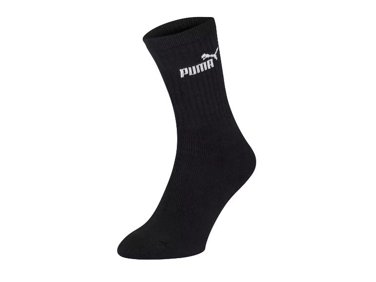 Gehe zu Vollbildansicht: Puma Herren Socken, 3 Paar, mit Logo - Bild 9