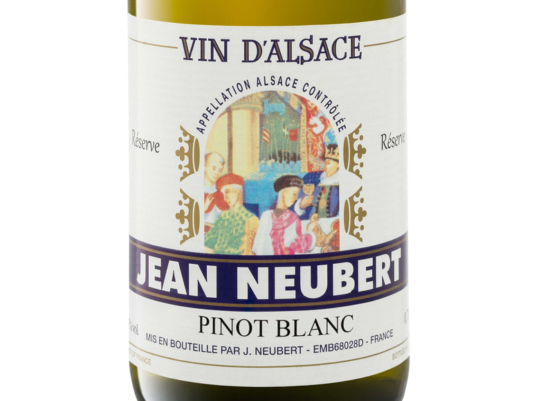 Jean Neubert 2021 AOC Pinot trocken Elsass Reserve Weißwein Blanc