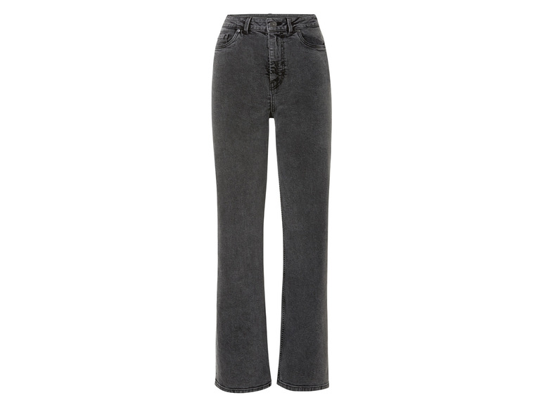 Gehe zu Vollbildansicht: esmara® Damen Jeans, Wide Leg, hohe Leibhöhe - Bild 2