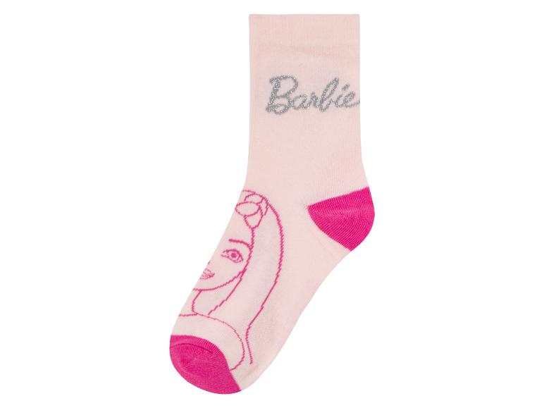 Gehe zu Vollbildansicht: Kleinkinder / Kinder Socken »Barbie«, 3 Paar, mit Baumwolle - Bild 11