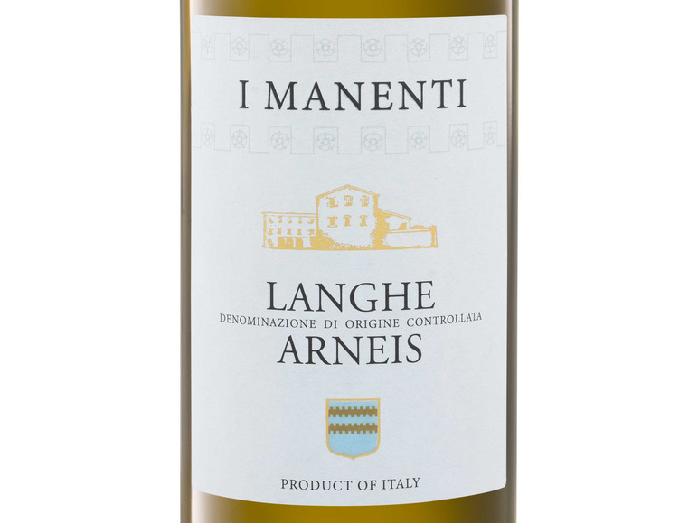 Weißwein Langhe trocken, DOC Piemont Manenti 2022 I Arneis
