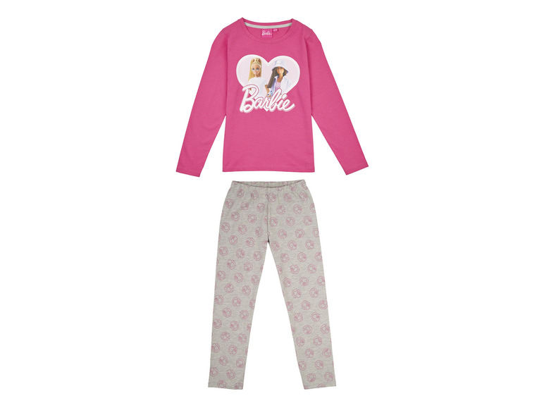 Gehe zu Vollbildansicht: Barbie Kleinkinder / Kinder Mädchen Pyjama mit Print - Bild 12