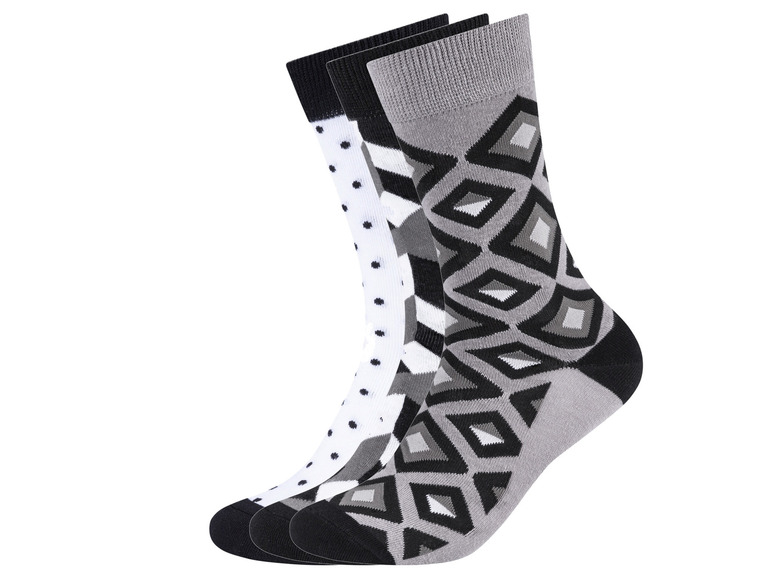 Gehe zu Vollbildansicht: Fun Socks Socken, 3 Paar, mit Geschenkbox - Bild 2