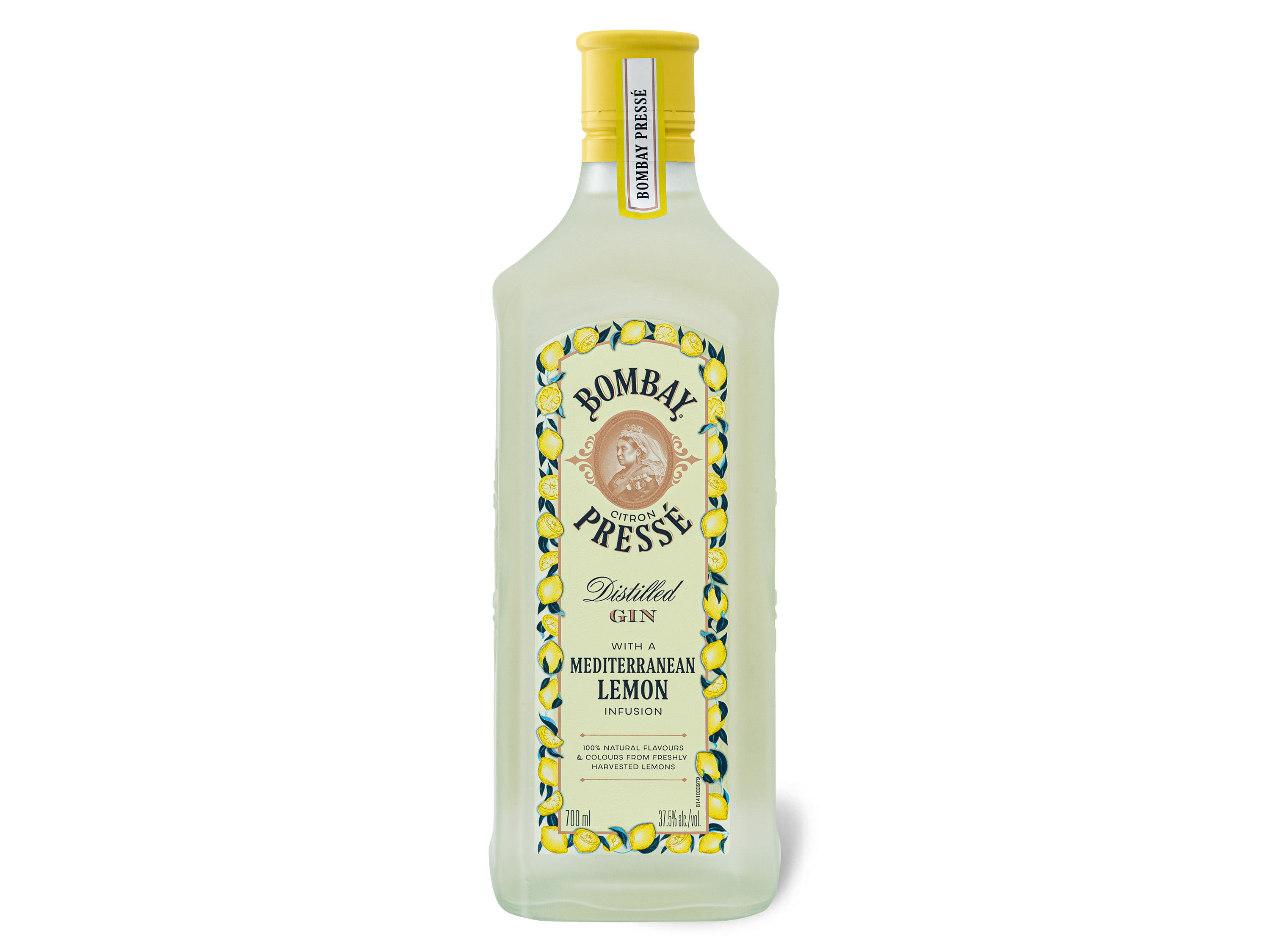 BOMBAY Sapphire Citron Pressé Mediterranean Lemon Infusion Gin 37,5 % Vol