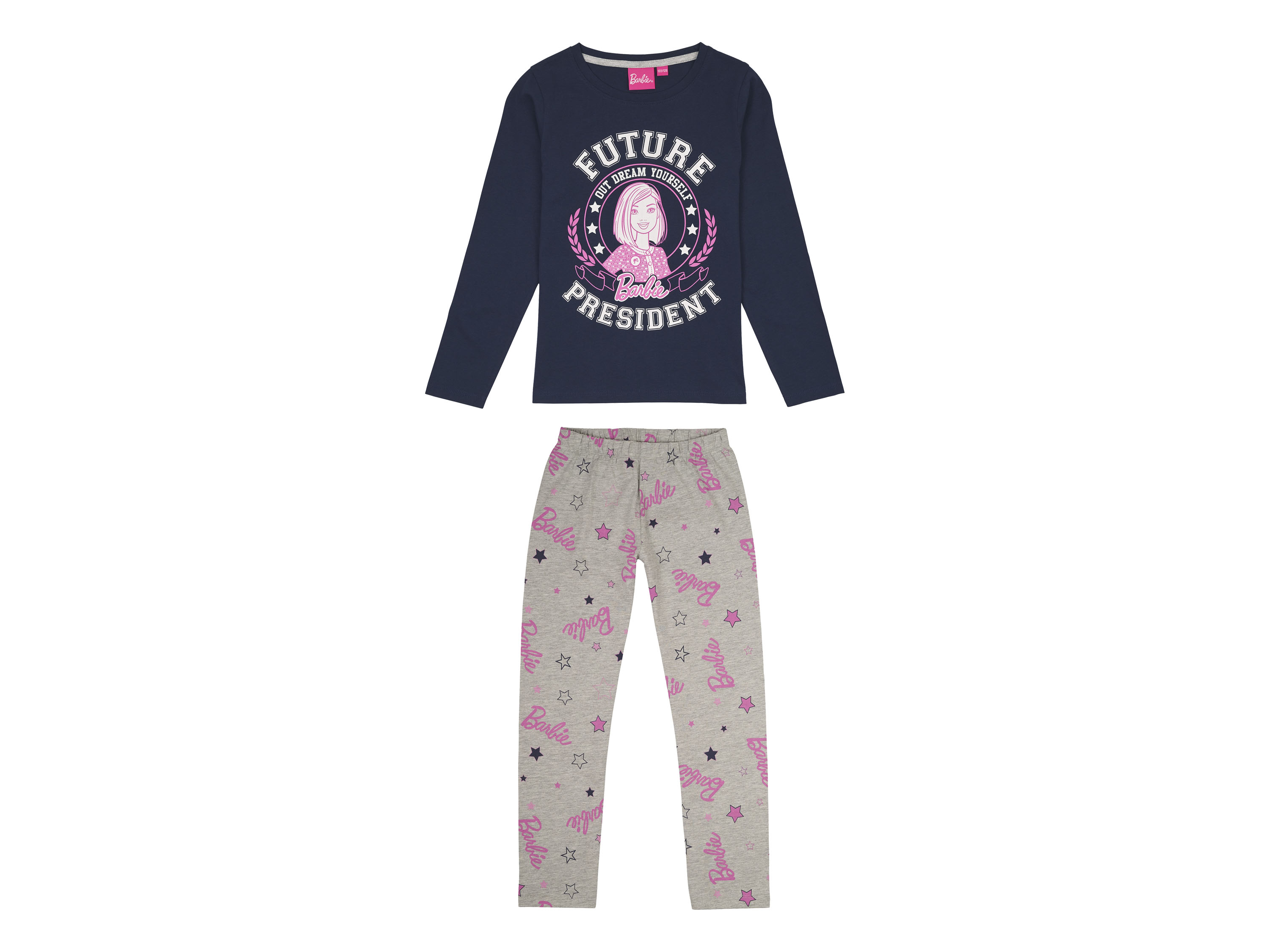 Barbie Kleinkinder / Kinder Mädchen Pyjama (dunkelblau, 122/128) 122/128