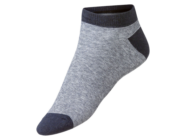 Gehe zu Vollbildansicht: LIVERGY® Herren Sneakersocken, 5 Paar, mit hohem Baumwollanteil - Bild 7